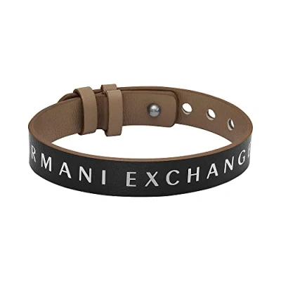 Imagen de Armani Exchange Pulsera, Hombre, Talla: One Size, Beige/black