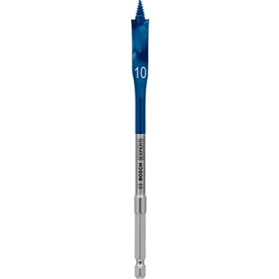 Imagen de Bosch Professional 1x Broca fresadora plana Expert SelfCut Speed (para Madera blanda, Aglomerado, Ø 10,00 mm, Longitud 152 accesorios Taladro de impacto rotativo)