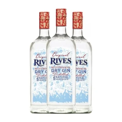 Imagen de Ginebra Rives Botella Misil 1 L (Caja de 3 L)