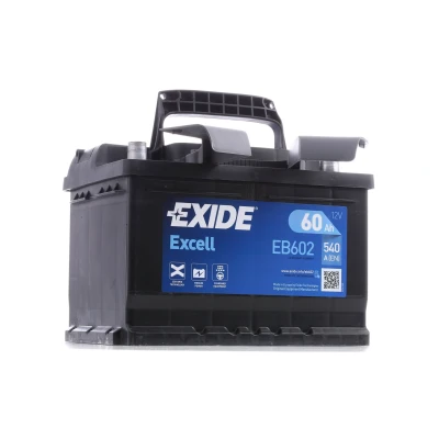 Imagen de EXIDE EXCELL EB602 Batería de arranque 12V 60Ah 520A B13 MINI: Hatchback, FORD: Focus 2, RENAULT: SCENIC 2