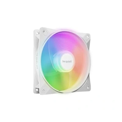 Imagen de be quiet! Light Wings LX 120mm PWM Reverse Black ventilador, 7 aspas de ventilador optimizadas e invertidas, presión aire extraordinaria, hub iluminado, efectos iluminación inconfundibles
