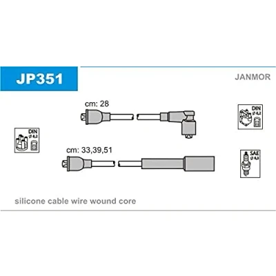 Imagen de Juego de cables encendido JANMOR JP351