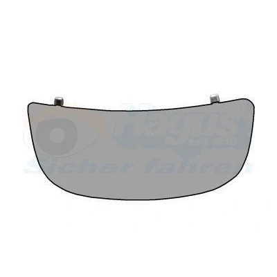 Imagen de VAN WEZEL 4394834 Cristal de Espejo derecha parte inferior OPEL: Vivaro A Combi, Furgón, RENAULT: TRAFIC 2 Bus, Kasten