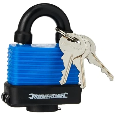 Imagen de Silverline Tools 598493 Candado resistente a la intemperie 60 mm