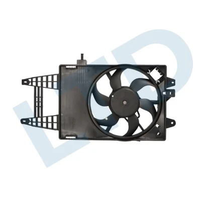 Imagen de NRF 47243 Ventilador de radiador 315 12 66 con bastidor (armazón) FIAT: Punto II Hatchback, LANCIA: Ypsilon