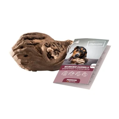 Imagen de Chewies Raíz para Perros de viñedo, Juguete Masticar tu Perro, Natural, sostenible, Rico en minerales, Madera sin contaminantes (Probada), Talla S/M
