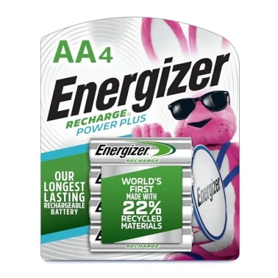 Imagen de Energizer NH15BP 4 Níquel Metal hidruro (NiMH) 2450mAh 9V batería Recargable Batería/Pila (2450 mAh, (NiMH), 9 V, Blanco)