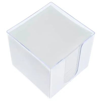 Imagen de Kangaro Caja para notas y (9,5 x 9,5 cm, 700 hojas), color blanco