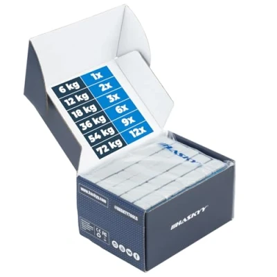 Imagen de 6 kg Masilla adhesiva, barra contrapeso, 4 x 5 g + 10 g, 100 unidades de 60