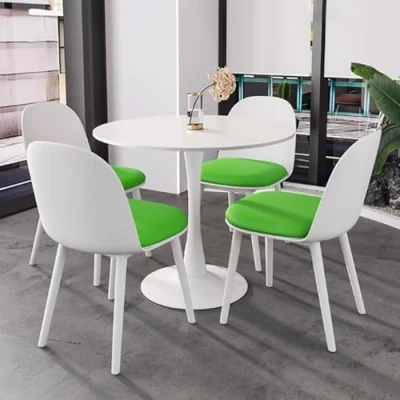 Imagen de Juego De Mesa Comedor Y Sillas,Mesa Con Sillas 41 Redonda 4 Sillas,Conjunto Comedor,Conjunto Comedor,Mesa
