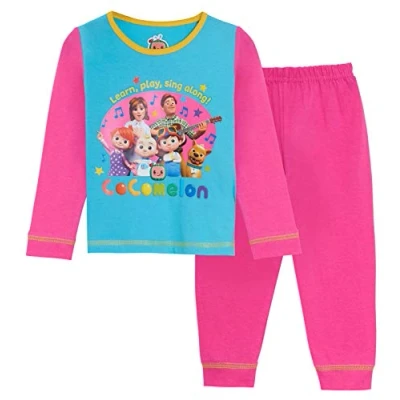 Imagen de CoComelon Pijama para niñas con personajes de YouTube J.J. + familia