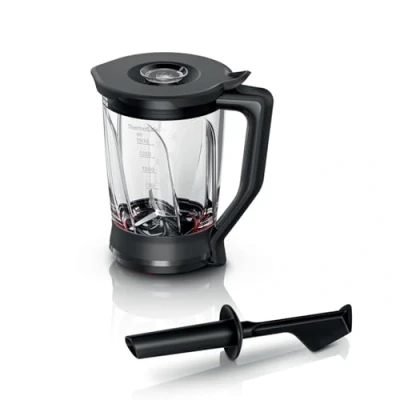 Imagen de Bosch Jarra de cristal, Accesorio para robot cocina, Negro, MUZ9MX2