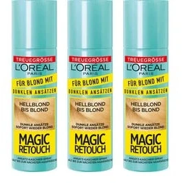 Imagen de L&#039;Oréal Paris Magic Retouch Spray para laminación (90 ml, rubio claro a rubio)