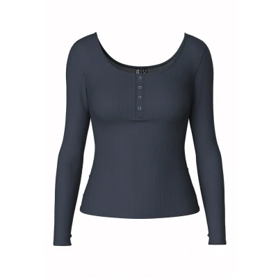 Imagen de Pieces Geripptes Jersey de punto, Mujer, Talla: Small, Ombre blue