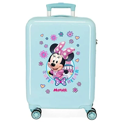 Imagen de Disney Minnie Super Helpers Maleta de cabina Azul 38x55x20 cms Rígida ABS Cierre combinación lateral 35 2 kgs 4 ruedas dobles Equipaje Mano