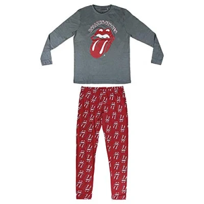 Imagen de ARTESANIA CERDA Largo AC/DC Conjuntos de pijama, Gris (Gris 13) S para Hombre (2200004848)