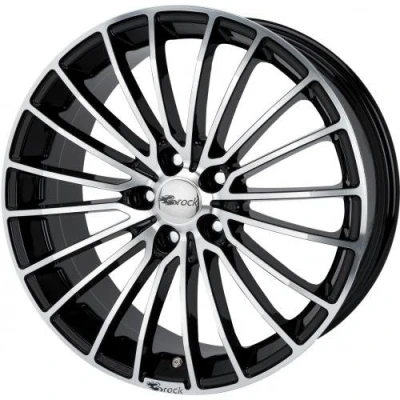 Imagen de Brock B24 7.5 x 17 ET 38 Bolt Circle 5 114 Hub Centering 72.6 580070242, Black Front Polished