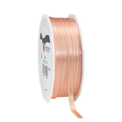 Imagen de Prasent C.E. Pattberg Rollo de Cinta Doble Cara Satinado 6 mm, 50 m, Color Naranja