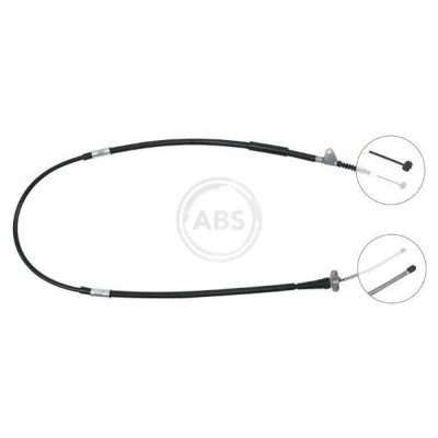 Imagen de A.B.S. K16048 Cable de Freno Mano 1727 Tambor para dirección izquierda/derecha