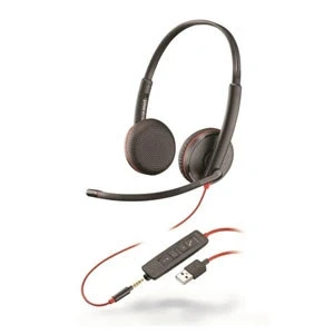 Imagen de Auriculares Con Micrófono Plantronics Blackwire 3225 Usb a Negro