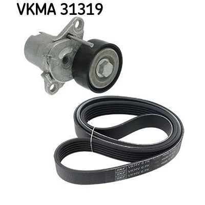 Imagen de SKF VKMA 31319 Juego de correas trapeciales poli V AUDI: A4 B8 Berlina, Q5, Avant, VOLKSWAGEN: Scirocco III