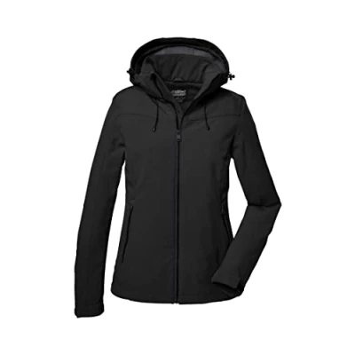 Imagen de killtec mujer Dama Chaqueta softshell para con cálido forro polar interior Damen Softshelljacke Softshelljacke, brombeere, 38, 41113 000