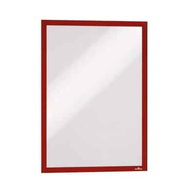 Imagen de Durable 488303 Marco informativo Duraframe (A3, autoadhesivo con cierre magnético) 6 piezas, rojo