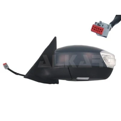 Imagen de Espejo retrovisor Alkar 6129134 izquierda imprimado eléctrico calefactable, abatible eléctricamente, con iluminación ambiental, asférico para vehíc. c