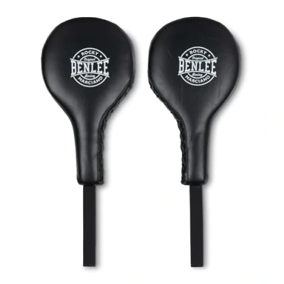 Imagen de BENLEE Rocky Marciano Vento Hook&amp;Jab Almohadillas para Entrenamiento de Piel, Unisex Adultos, Negro, Talla única