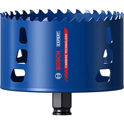 Imagen de Bosch Professional 1 x Sierras de corona Expert Tough Material, para Madera con metal, 114 mm, Accesorios Taladro impacto rotativo