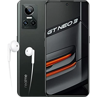 Imagen de realme GT neo 3 150 W 12+256GB 5G Smartphone Libre, Carga SuperDart de 150W, Procesador MediaTek Dimensity 8100, Pantalla Super OLED 120 Hz,Dual Sim,NFC,Asphalt Black