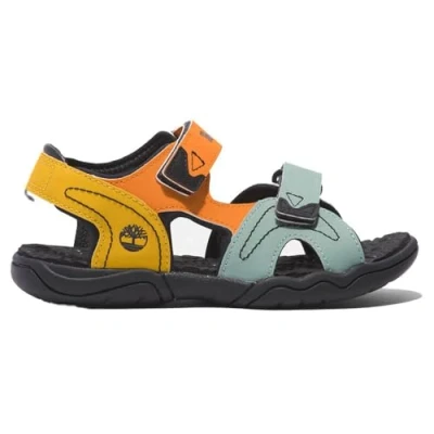 Imagen de Timberland Adventure Seeker 2 Strap Unisex Sandalias de senderismo Light orange/multicoloured para niños, Talla: 35, orange/multi coloured