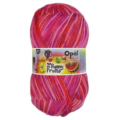 Imagen de Opal Funny Fruits 11410 (425m) 4 Capas Duradero Calcetín Hilado 1x100g