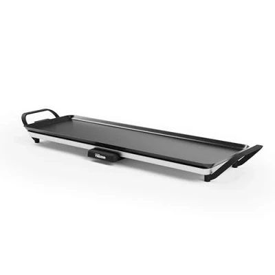 Imagen de Tristar Plancha delgada L Gran superficie de 70 x 23 cm Termostato ajustable Revestimiento antiadherente Bandeja recolectora grasa extraíble Fácil limpiar BP 2668
