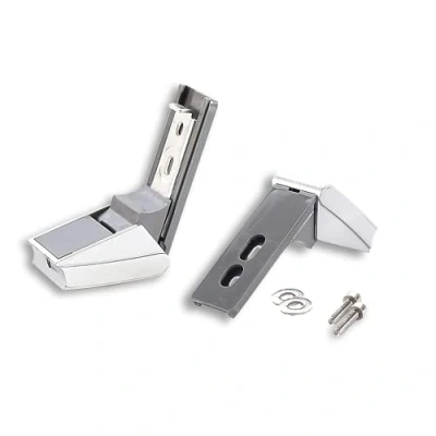 Imagen de Anakel Home Kit de Bisagras para Tiradores Frigoríficos Liebherr 21312263 compatibles con Nevera Acero Inoxidable Embellecedores Tornillos y Arandelas Incluidos