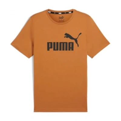 Imagen de Puma Rundhals UNI ESS LOGO Camiseta estampada, Hombre, Talla: Medium, Beige caramel latte