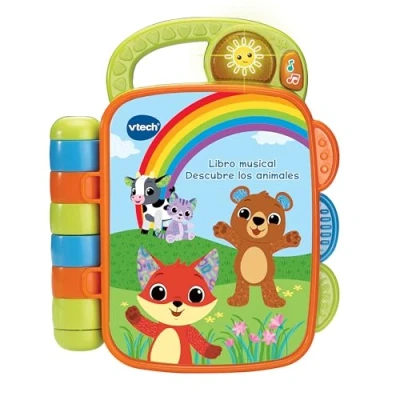 Imagen de VTech Libro Musical Descubre los Animales, Color v. española (80 567822)