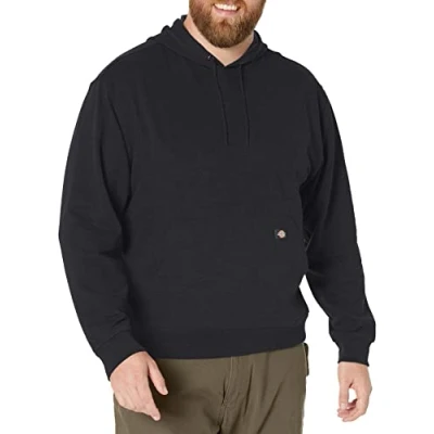 Imagen de Dickies Hombre, Sudadera en felpa de grosor medio con capucha y sin cierre, corte regular, negro, L