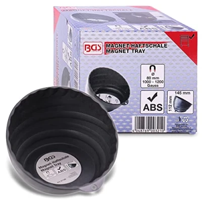 Imagen de BGS 67100 Bandeja magnética con borde alto Ø 145 mm