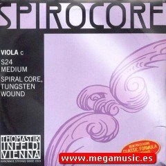Imagen de CUERDA Viola Thomastik (Spirocore/S24) (Wolframio) 4ª Medium 4/4