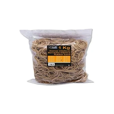 Imagen de Bismark 152124 Bolsa con gomas elásticas de 12 cm, 1 kg