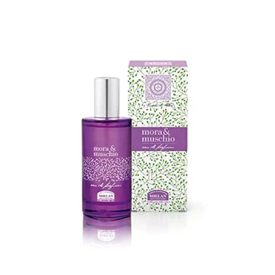 Imagen de Helan, Mora y Musgo, Perfume Mujer, Eau de Parfum con Notas Frescas para la Piel del Cuerpo Fragancia Frutal Naranja Sicilia, Arándano Frambuesa 50 ml Made in Italy