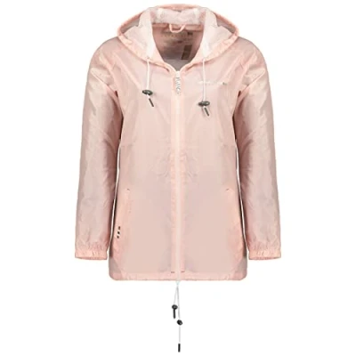 Imagen de Geographical Norway Boat Lady Chaqueta cortavientos para mujer de manga larga táctica (rosa_viejo XL Talla 4)