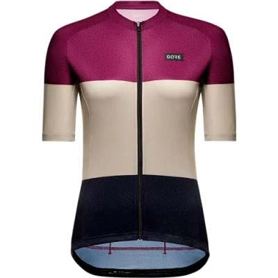 Imagen de GORE WEAR Maillot transpirable de ciclismo para mujer, Spirit Stripes, Transporte rápido la humedad, Estampado exclusivo, manga corta