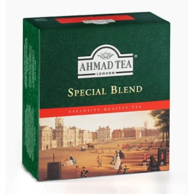 Imagen de Ahmad Tea Special Blend Teabags With Tags, Count, Earl Grey, 100 Unidad