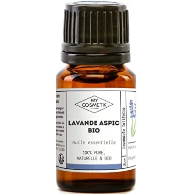 Imagen de Aceite esencial de la lavanda aspic orgánico (Lavandula latifolia) 100% puro y natural MY COSMETIK 5 ml