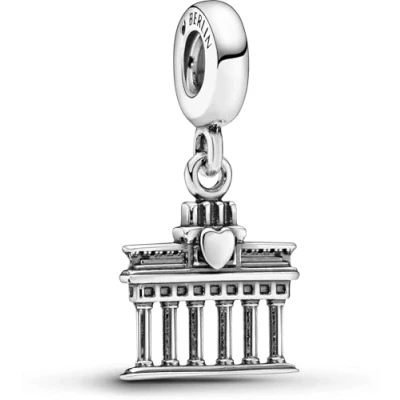 Imagen de Pandora Colgante de plata con diseño puerta Brandeburgo