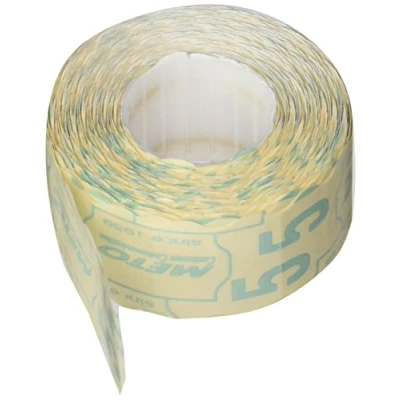 Imagen de Meto Etiquetas para etiquetadoras manuales (26x12 mm, 1 línea, blanco, 6000 unidades, adherencia permanente multifunción congelación, Meto, Contact, Sato, Avery, Tovel, Samark, etc.)