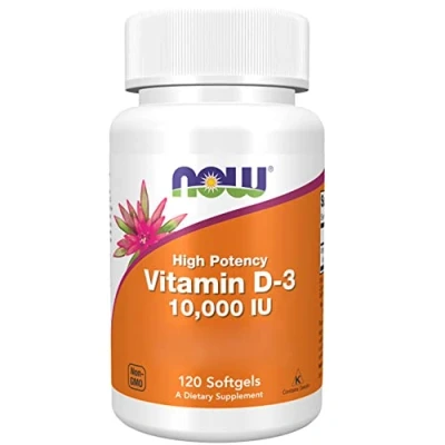 Imagen de Now Foods, Vitamin D3 Depot, 10000 UI, 1 Cápsula cada 10 Días, Colecalciferol de Lanolina, 120 Cápsulas blandas, Testado en Laboratorio, Sin Gluten, Soja, OGM