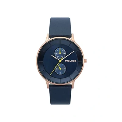 Imagen de Police Reloj Análogo clásico para Hombre de Cuarzo con Correa en Cuero PL.15402JSR/03
